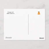 オレンジフクロウ ポストカード (裏面)