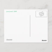 オレンジフクロウ ポストカード (裏面)