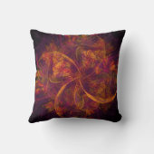 オレンジフラクタル クッション (裏面)