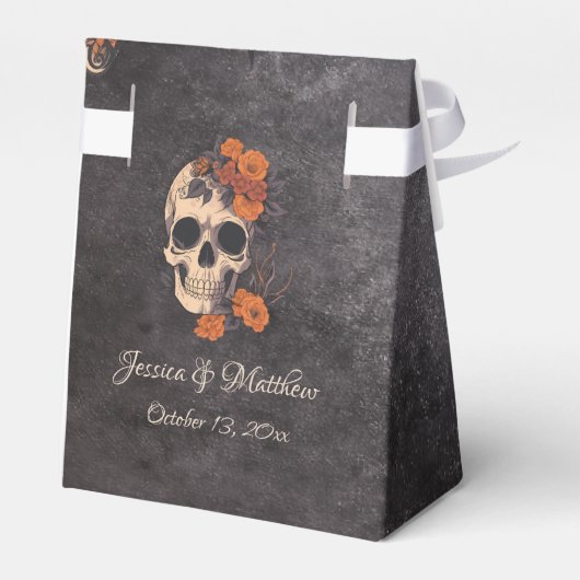 オレンジフラワーシンプルズエレガントサンキュー フェイバーボックス (裏面サイド)