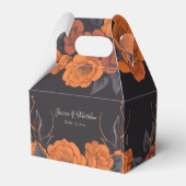 オレンジフラワーシンプルズエレガント フェイバーボックス (裏面サイド)
