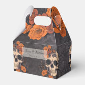 オレンジフラワーシンプルズエレガント フェイバーボックス (裏面サイド)