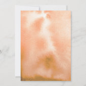 オレンジフラワーズリース秋婚約パーティ 招待状 (裏面)