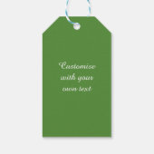 オレンジフラワーブーケ写真ありがとう ギフトタグ (裏面)