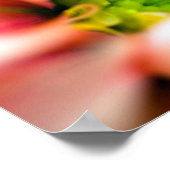 オレンジフラワーポスター ポスター (角)