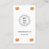 オレンジフラワー割引カード 割引カード (裏面)