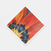 オレンジフラワー葉ズ絵画ペーパーナプキン スタンダードランチョンナプキン (角)