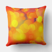 オレンジフラワー装飾用クッション クッション (裏面)