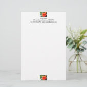 オレンジフラワー ステーショナリー (スタンド正面)