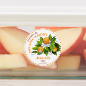 オレンジフルーツキャニング ラベル (貼付)