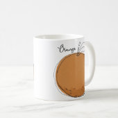 オレンジフルーツトート コーヒーマグカップ (正面右)