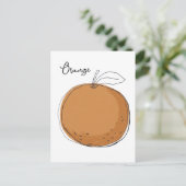 オレンジフルーツトート ポストカード (スタンド正面)