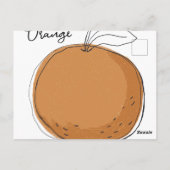オレンジフルーツトート ポストカード (裏面)