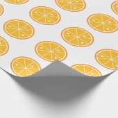 オレンジフルーツラッピング紙 ラッピングペーパー (角)