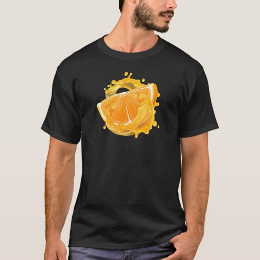 オレンジフルーツ食品1 Tシャツ (正面)
