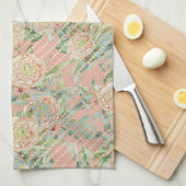 オレンジフルーツ キッチンタオル (四つ折り)