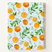 オレンジフルーツ&フラワーファミリーレシピクックブック ノートブック (裏面)