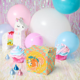 オレンジフルーティ誕生日ブルー フェイバーボックス