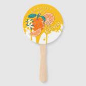 オレンジフルーティ誕生日 ハンドファン (正面)