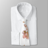 オレンジフローラの繊細な木の花 ネクタイ (タイ)