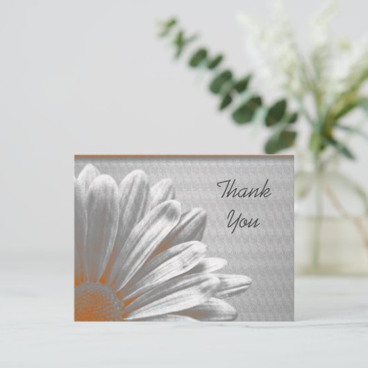 オレンジフローラハイライトありがとう ポストカード (スタンド正面)