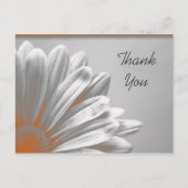 オレンジフローラハイライトありがとう ポストカード (正面)