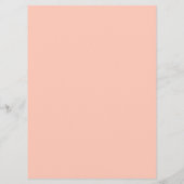 オレンジフローラバラフラットメニュー メニュー (裏面)