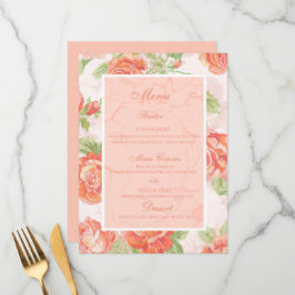 オレンジフローラバラフラットメニュー メニュー