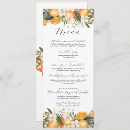 オレンジフローラ柑橘花メニュ結婚ーズ メニュー