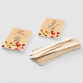 オレンジフローラ水結婚色 ハンドファン (組立なし)