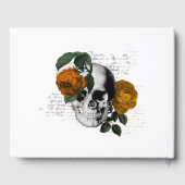 オレンジフローラ結婚ゴシック ゲストブック (裏面)