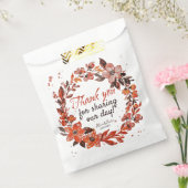 オレンジフローラ結婚リース フェイバーバッグ (封をした状態)