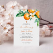オレンジフローラ《キリスト教》洗礼式や命名式 招待状