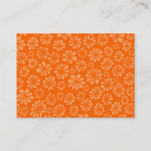 オレンジフローラ 名刺 (正面)