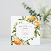 オレンジブライダルシャワーメインスクイーズ 招待状 (スタンド正面)