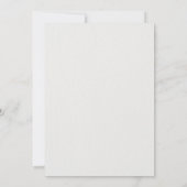 オレンジブライトボホオータム結婚フローラ 招待状 (裏面)