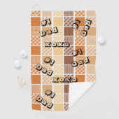 オレンジブラウンゴルフタオル#1パパ ゴルフタオル (インサイチュ)