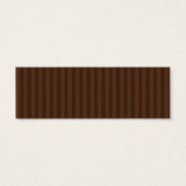 オレンジブラウンストライプのオータムリーフメッセージカード (裏面)