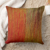 オレンジブラウンレザー#2 クッション (ブランケット)