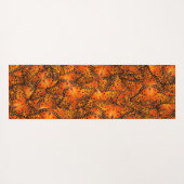 オレンジブラウン湾 ヨガマット (裏面(横))