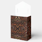 オレンジブラウン白黒新しいデコパターン フェイバーボックス (オープン)