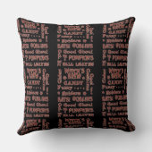 オレンジブラックキャンディ10月31日ハロウィーンこうもり秋 クッション (裏面)