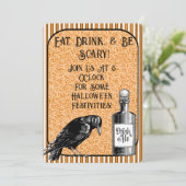 オレンジブラッククロウレイヴンハロウィーン 招待状 (スタンド正面)