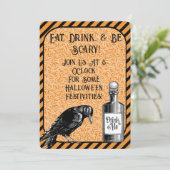 オレンジブラッククロウレイヴンハロウィーン 招待状 (スタンド正面)