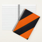 オレンジブラックストライプノート ノートブック (内側)