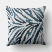 オレンジブラックタイガーアニマルプリント クッション (裏面)