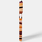 オレンジブラックタイガーアニマルプリント Case-Mate iPhoneケース (裏面 / 右)