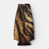 オレンジブラックタイガーストライプアニマルプリント ボトルクーラー (裏面)