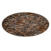 オレンジブラックタイガープリント カッティングボード (角)