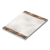 オレンジブラックタイガープリント ノートパッド (回転)